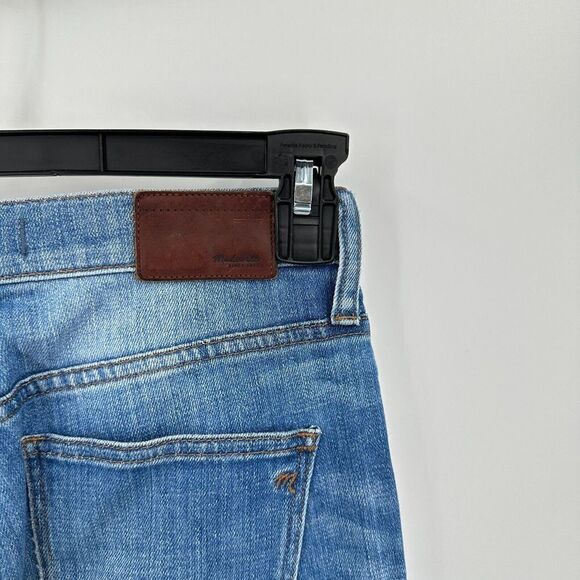 Madewell Flea Market Flare Jeans Womens 29 Blue Denim Stretch High Rise Minimal - Picture 4 of 9